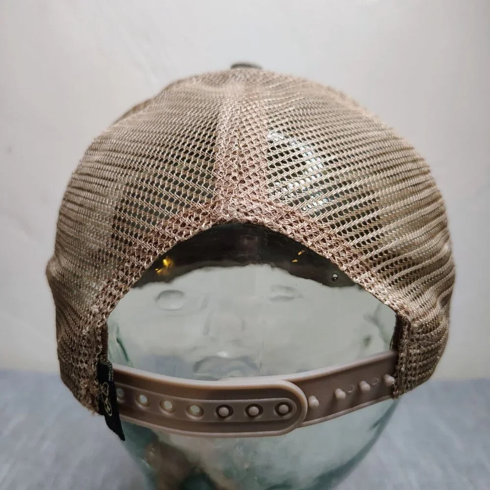 Leupold Optics Trucker Hat Cap‎ Snap Back Tree Bark Camo Mesh Hunting Work Men's